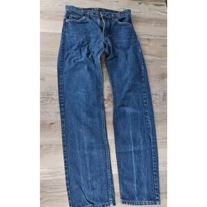 Vintage LEVIS Orange Tab 20505-0217 Denim Jeans Mens 31x34 USA Made